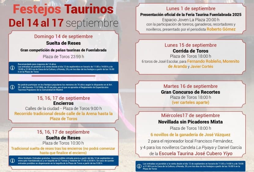 Fiestas de Fuenlabrada-El pulso taurino