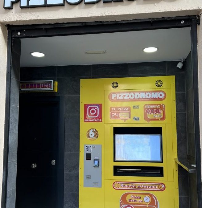 Pizzodromo: Máquina expendedora de pizzas 24 horas