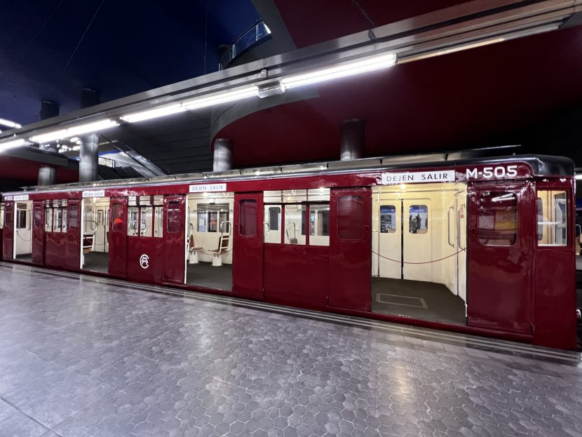 Exposición de Trenes Históricos del Metro de Madrid