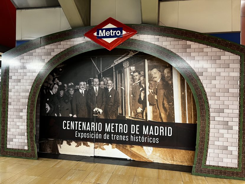 Exposición Trenes Históricos Estación de Chamartín