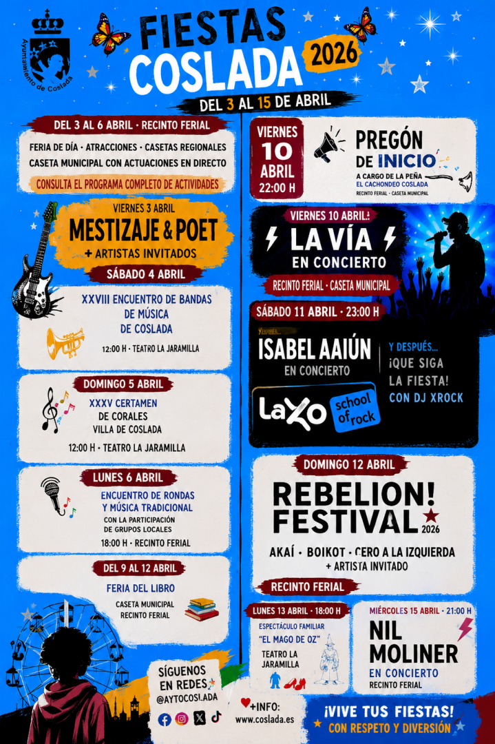Fiestas Patronales de Coslada 2026