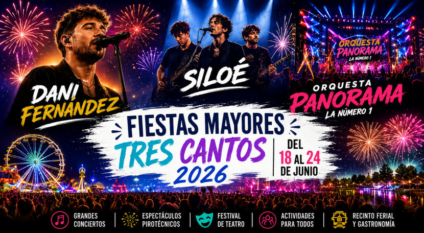 Fiestas Patronales de Tres Cantos 2026