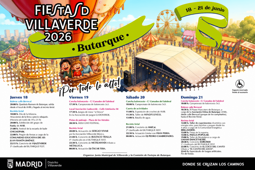 Fiestas de Butarque distrito Villaverde 2026