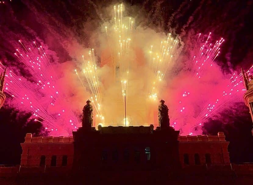 Fiestas de la Hispanidad 2026 Madrid-Espectáculo piromusical-Foto original madrid4u