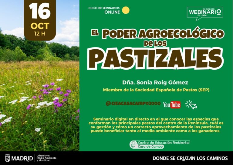 Webinario sobre pastizales-Actividades Trashumancia 2026 Gratis en Casa de Campo