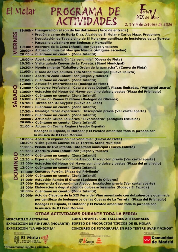Feria del Vino en el Molar
