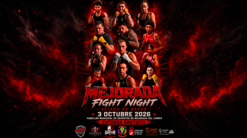 planes gratis en Madrid en octubre-Mejorada Fight Night en Mejorada del Campo