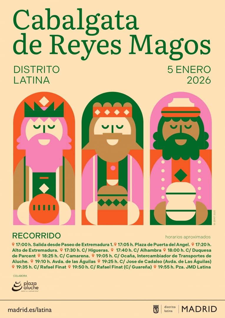 cabalgatas de Reyes Magos por distritos-Cabalgata de Reyes Latina 2026