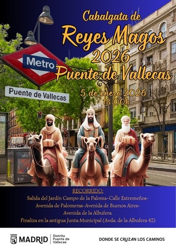 cabalgatas de Reyes Magos por distritos-Cabalgata de Reyes Puente de Vallecas 2026