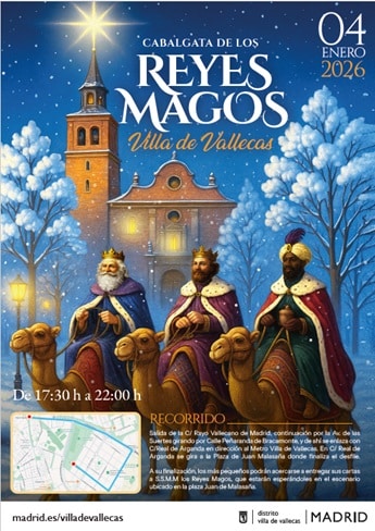 Cabalgata de Reyes Villa de Vallecas 2026