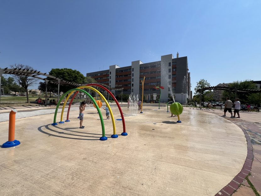 Tres Parques con juegos de agua en Alcorcón-Parque Darwin (Ensanche Sur)-Foto original madrid4u