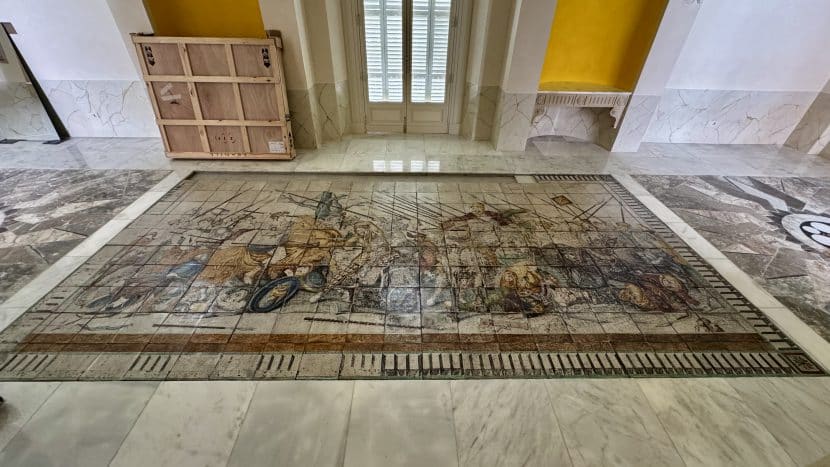 Museo Palacio de El Capricho en Madrid-rehabilitación del suelo original-Foto original madrid4u