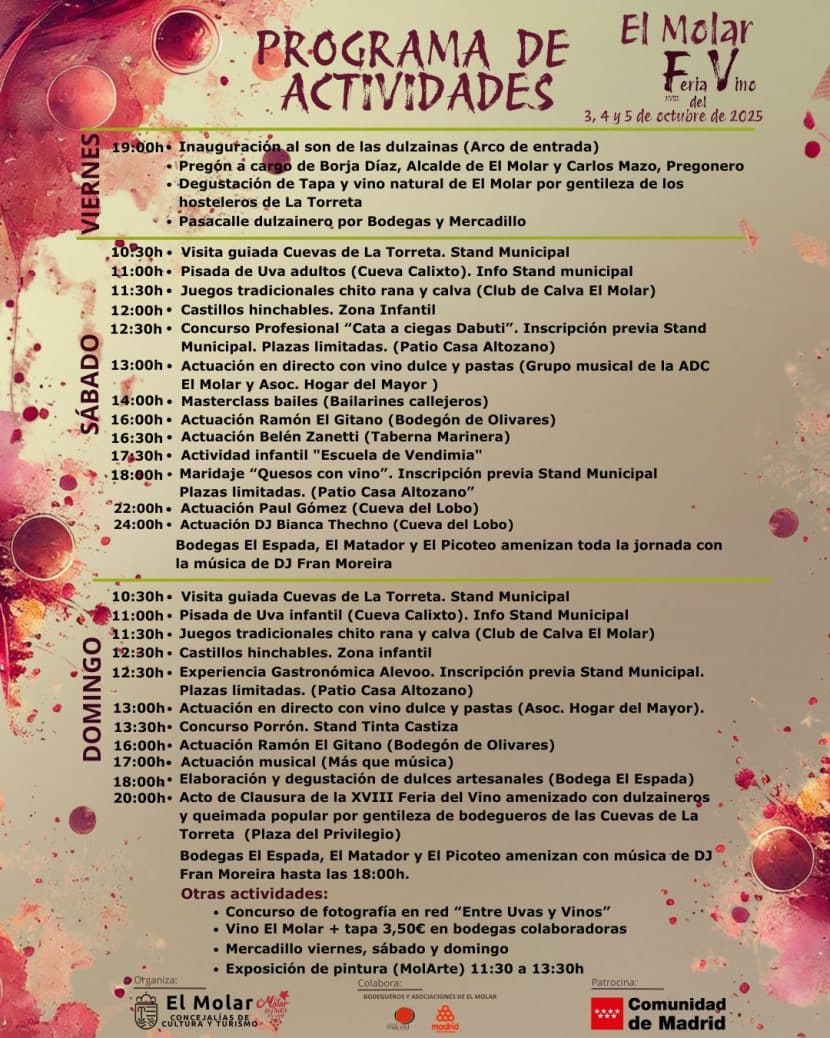 Feria del Vino en el Molar