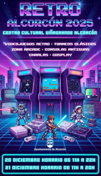 planes gratis en Madrid Diciembre-Festival Retro en Alcorcón