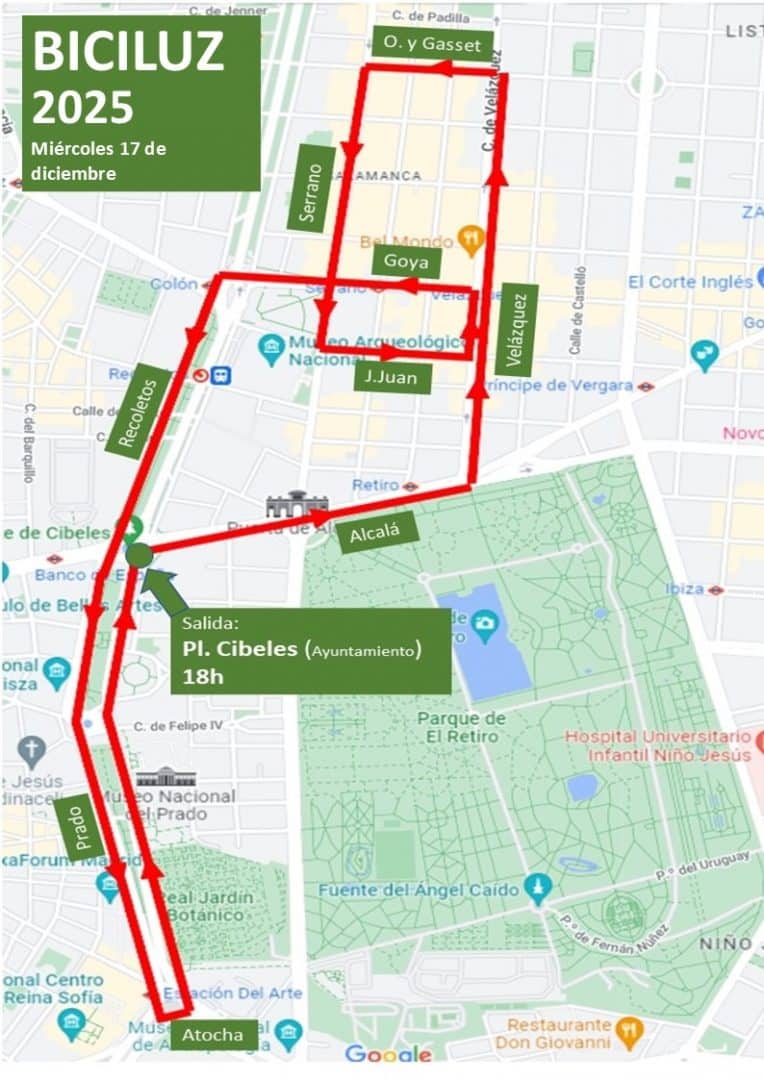 planes gratis en Madrid Diciembre