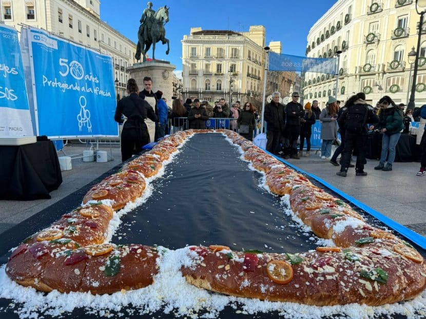 Roscón solidario en Sol