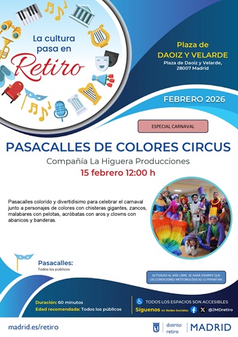 Pasacalles de colores circus