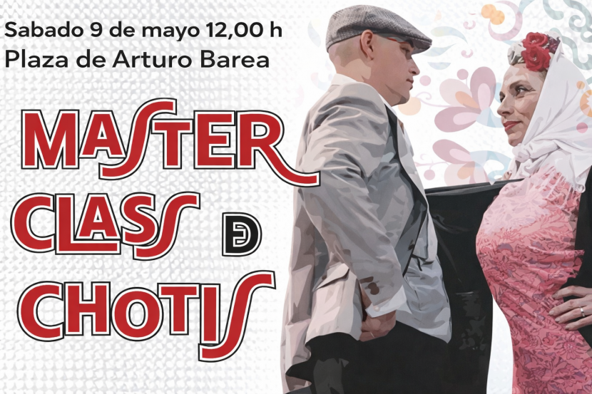 planes gratis en Madrid mayo-Masterclass de chotis en la Plaza de Arturo Barea