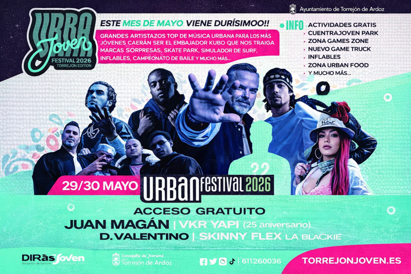 Urban Festival 2026 en Torrejón de Ardoz
