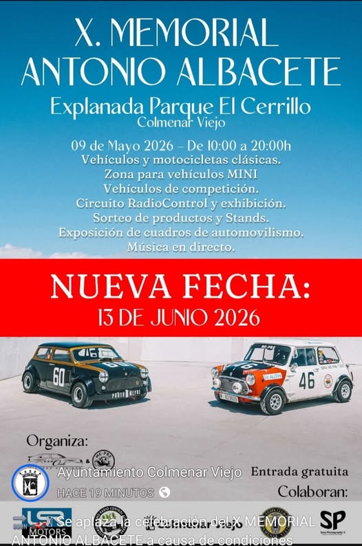 X Memorial Antonio Albacete Nueva Fecha