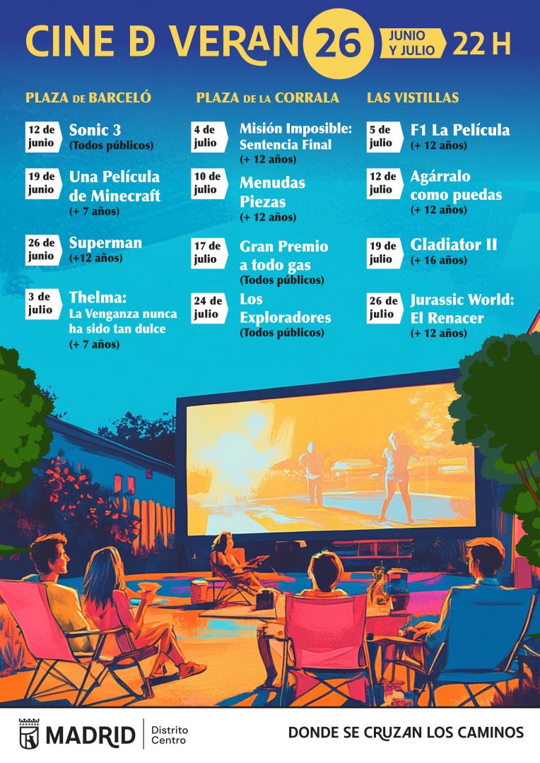 Cines de verano Gratis en Centro