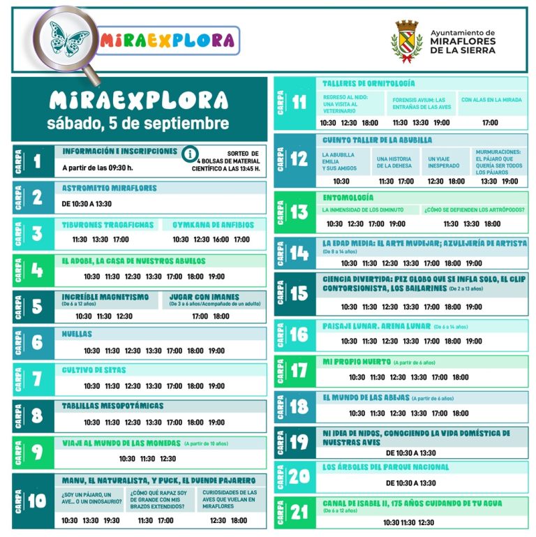 Miraexplora en Miraflores de la Sierra