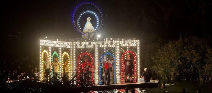 Procesión Fluvial de la Virgen de Alarilla en Fuentidueña de Tajo