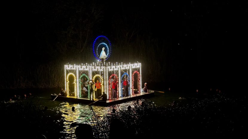Procesión Fluvial de la Virgen de Alarilla en Fuentidueña de Tajo